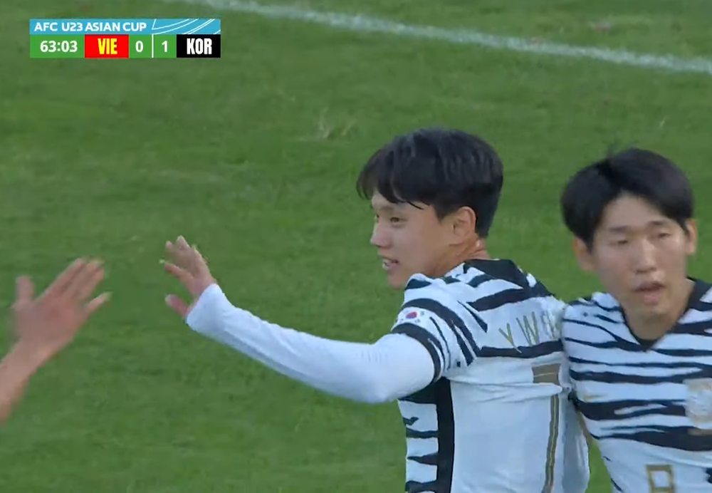 TRỰC TIẾP U23 Việt Nam 0-1 U23 Hàn Quốc: Cầu thủ U23 Hàn Quốc nhận thẻ đỏ - Ảnh 1.