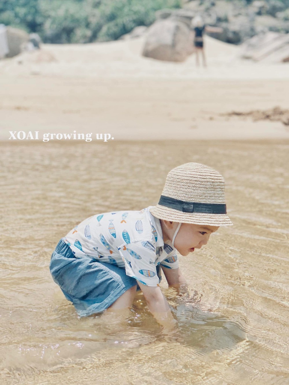 Sharing a handbook for young children to travel, the young mother received a 