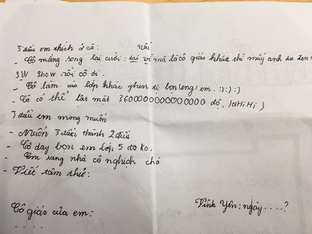 Cho học sinh chấm điểm cô chủ nhiệm, nữ giáo viên bị chấn động mạnh trước đám trò dễ thương - Ảnh 6.