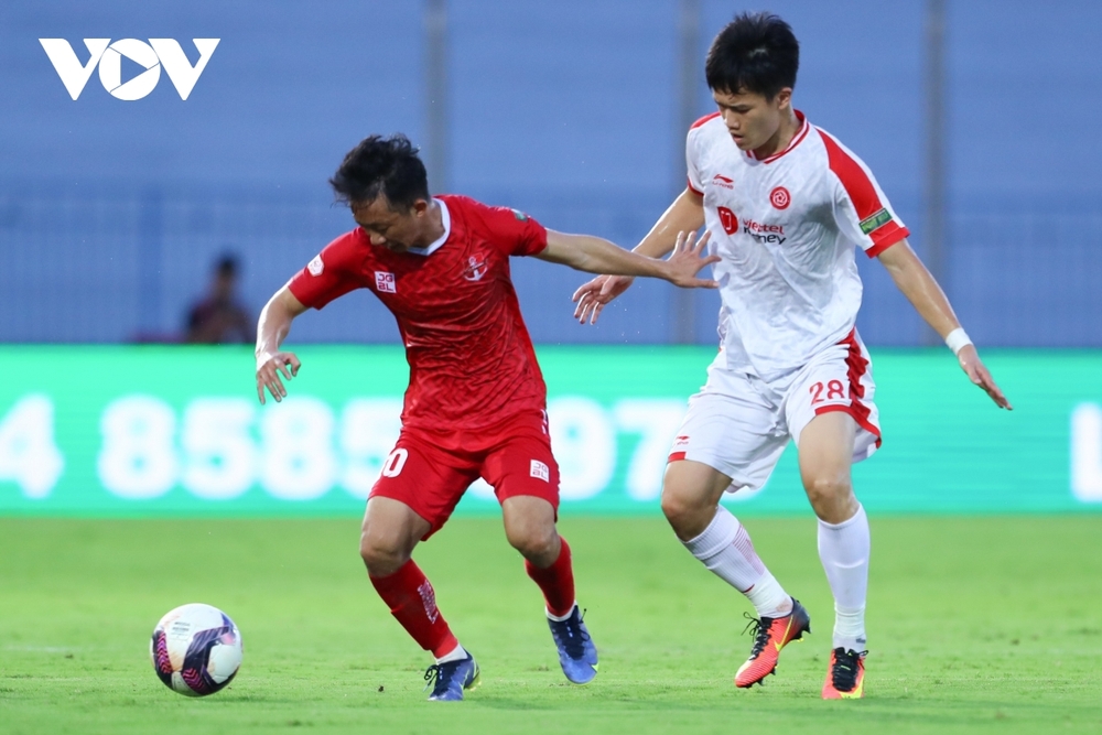 Hải Phòng thua Viettel FC tại Lạch Tray, SLNA chiếm ngôi đầu V-League 2022 - Ảnh 1.