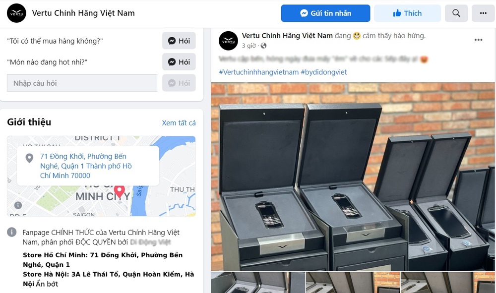 Vertu trở lại Việt Nam, lộ diện 2 cửa hàng cực đỉnh tại Hà Nội và Hồ Chí Minh - Ảnh 1.
