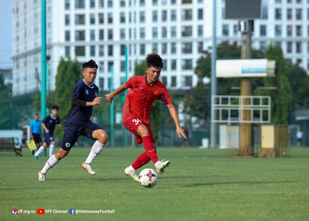 Đấu tập, U16 Việt Nam vs. U19 Hà Nội (1-3): Bài test chất lượng - Ảnh 12.