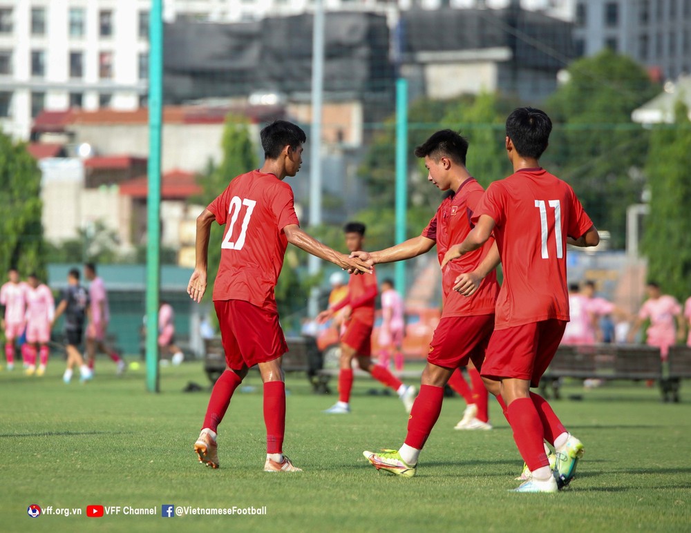 Đấu tập, U16 Việt Nam vs. U19 Hà Nội (1-3): Bài test chất lượng - Ảnh 13.