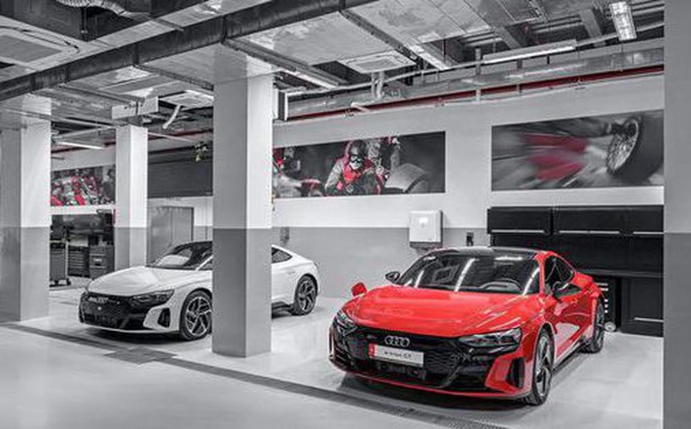 Bên trong showroom Audi lớn nhất Việt Nam: Vốn đầu tư hơn 140 tỷ đồng, rộng 9.000 m2, có cả khu sửa chữa dành riêng cho xe điện