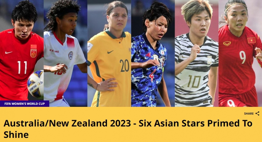 Huỳnh Như lọt top ngôi sao châu Á hứa hẹn tỏa sáng ở World Cup nữ 2023 - Ảnh 1.