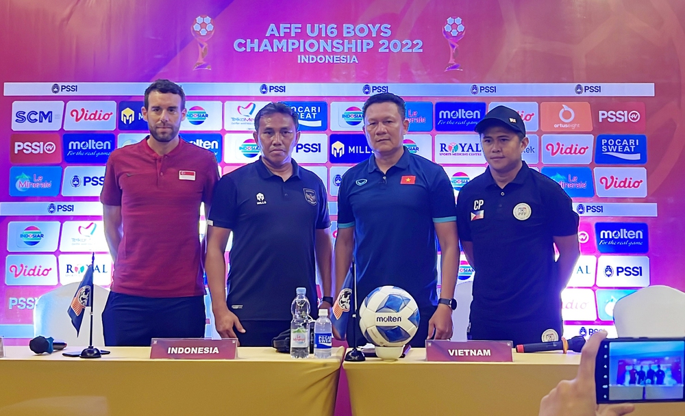 HLV Nguyễn Quốc Tuấn: “U16 Việt Nam tôn trọng đối thủ ở vòng bảng U16 Đông Nam Á 2022” - Ảnh 2.