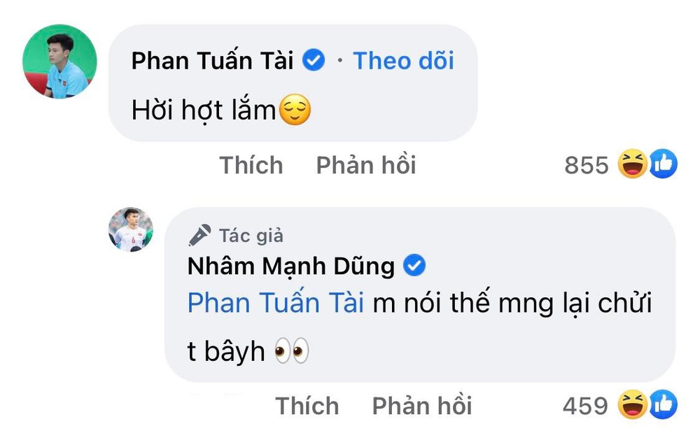 Nhâm Mạnh Dũng khoe ảnh luyện tập, đồng đội ùa vào “cà khịa” khiến dân tình cười nghiêng ngả - Ảnh 3.