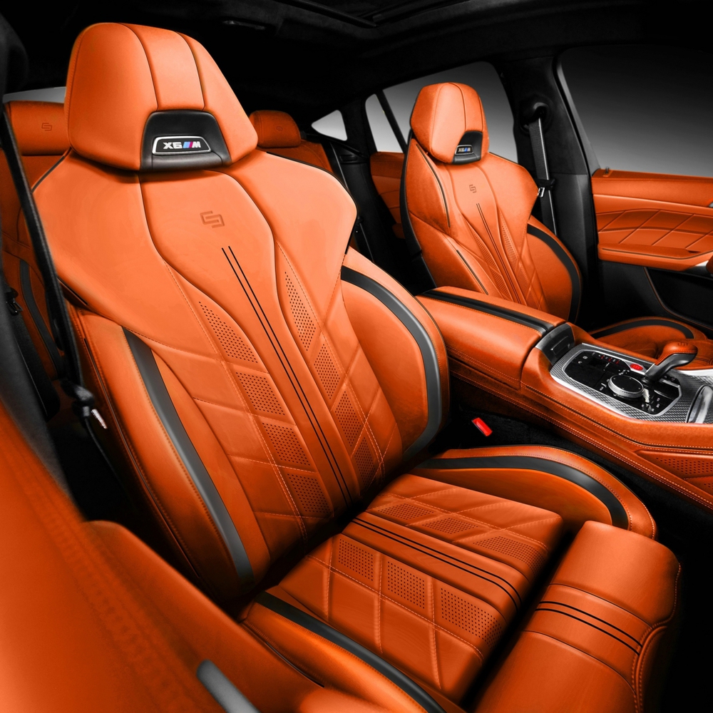 Mê mẩn với BMW X6 M độ phong cách nội thất Lamborghini - Ảnh 7.
