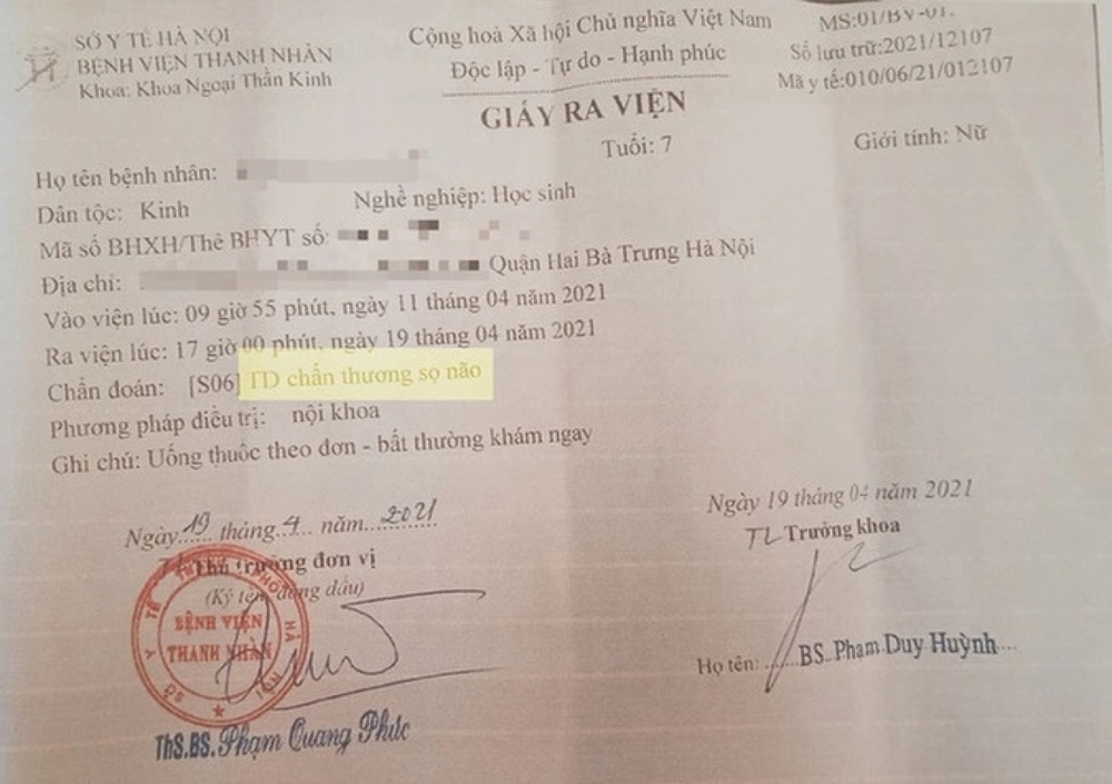 Vụ 2 cháu bé nghi bị bạo hành đến nhập viện: Công an thụ lý đơn khiếu nại - Ảnh 2. Vụ 2 cháu bé nghi bị bạo hành đến nhập viện: Công an thụ lý đơn khiếu nại - Ảnh 2.