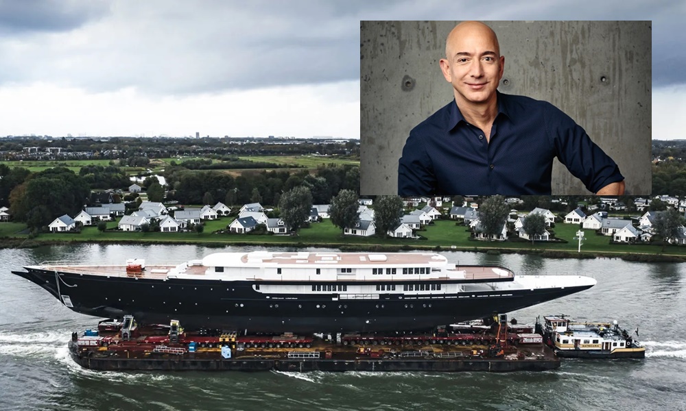 Siêu du thuyền ‘ngọc trai đen’ tạo cảm hứng thiết kế cho tàu Y721 của tỷ phú Jeff Bezos ấn tượng cỡ nào? - Ảnh 1.