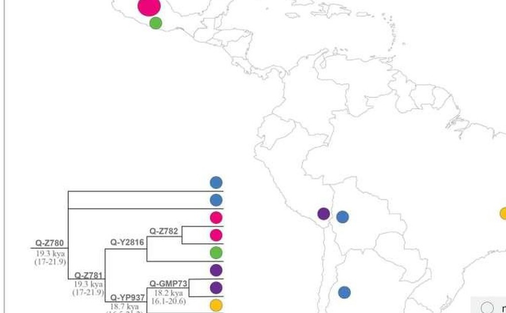 Con người di cư đến Nam Mỹ từ 18 nghìn năm trước