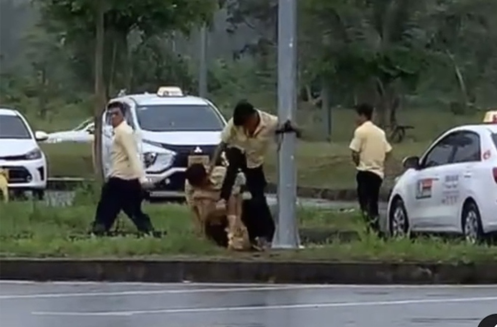 Nhóm tài xế taxi đánh bất tỉnh đồng nghiệp tại sân bay Phú Quốc - Ảnh 2.