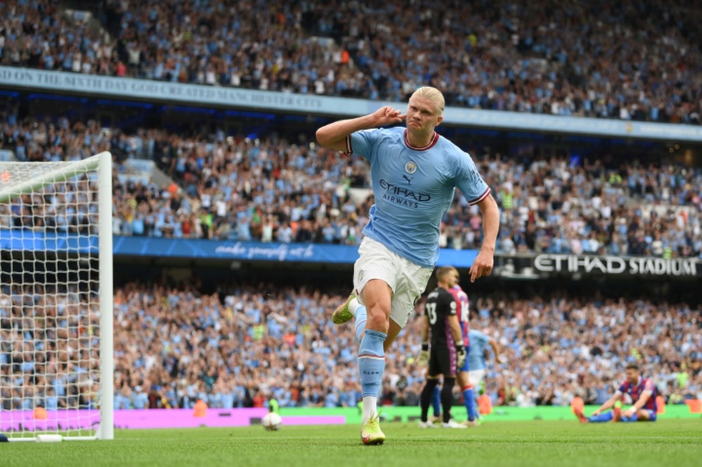 Haaland ghi hattrick, Man City ngược dòng đánh bại Crystal Palace - Ảnh 2.