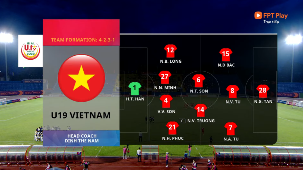 TRỰC TIẾP U19 Việt Nam 1-0 U19 Thái Lan: Chủ nhà dồn dập tấn công, dẫn trước từ rất sớm - Ảnh 6.