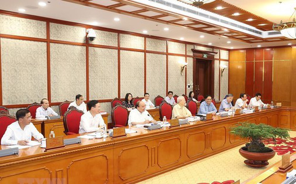 Tổng Bí thư Nguyễn Phú Trọng chủ trì cuộc họp Bộ Chính trị, Ban Bí thư