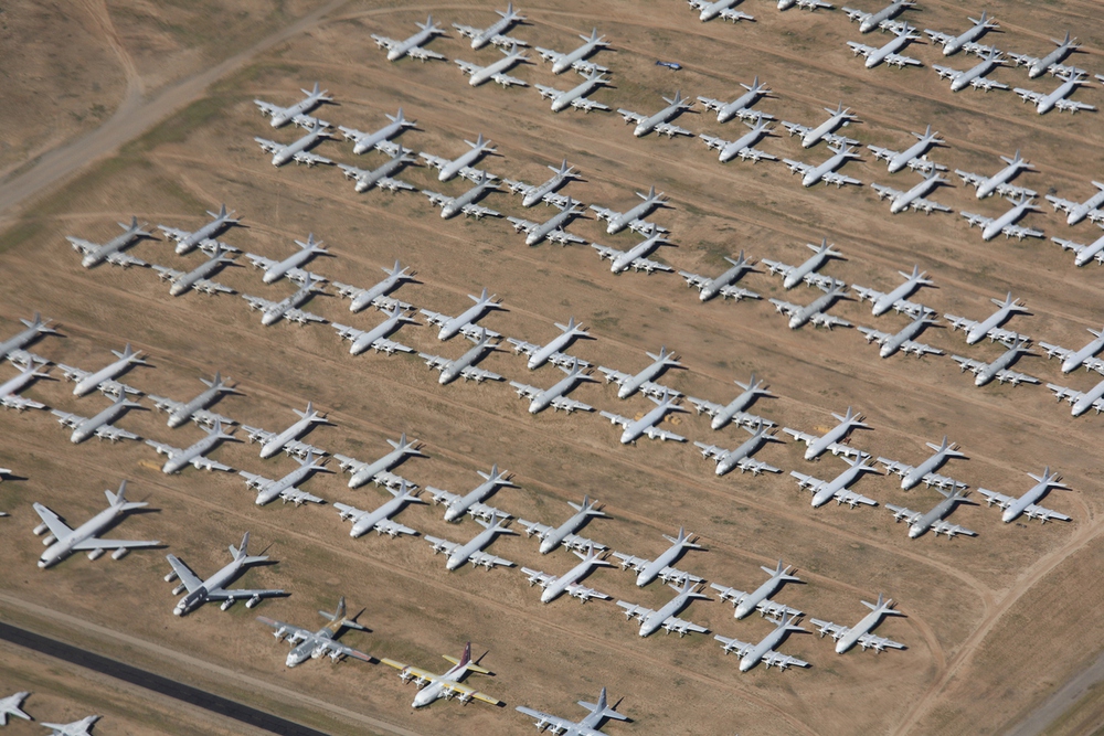 Tham quan bãi đỗ của gần 4.000 chiếc máy bay nghỉ hưu - Ảnh 5.