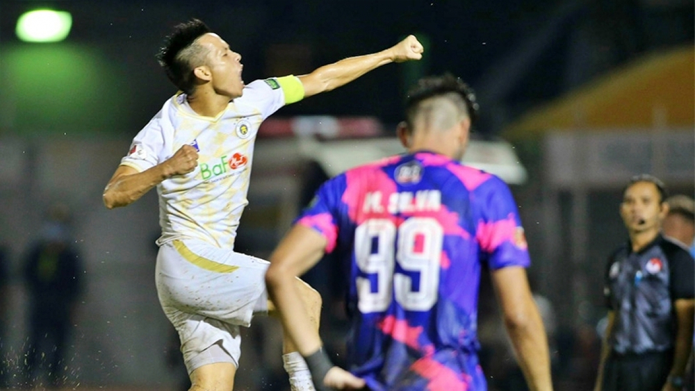 Văn Quyết thừa nhận Hà Nội FC gặp may trước Sài Gòn FC - Ảnh 1.