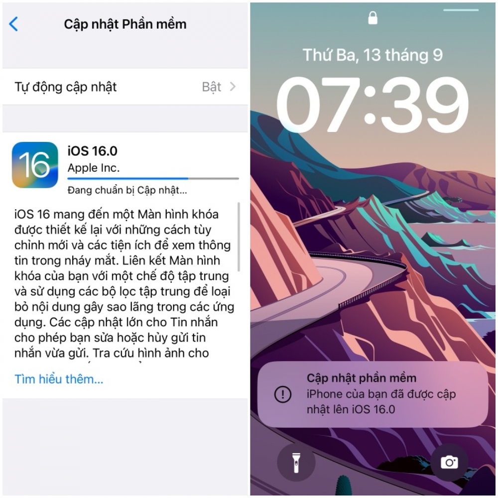 iOS 16 chính thức phát hành, chạy khá mượt và ứng dụng không bị lỗi - Ảnh 1.