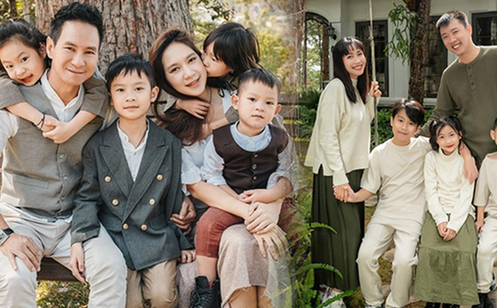 3 gia đình đông con của sao Việt: Lý Hải dạy nhóc tỳ tự lập, Ốc Thanh Vân có nguyên tắc đáng học hỏi