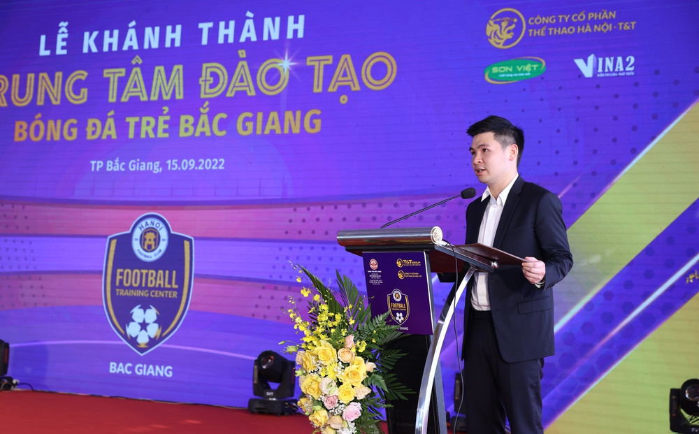 Hà Nội FC khánh thành trung tâm đào tạo cầu thủ trẻ ở Bắc Giang