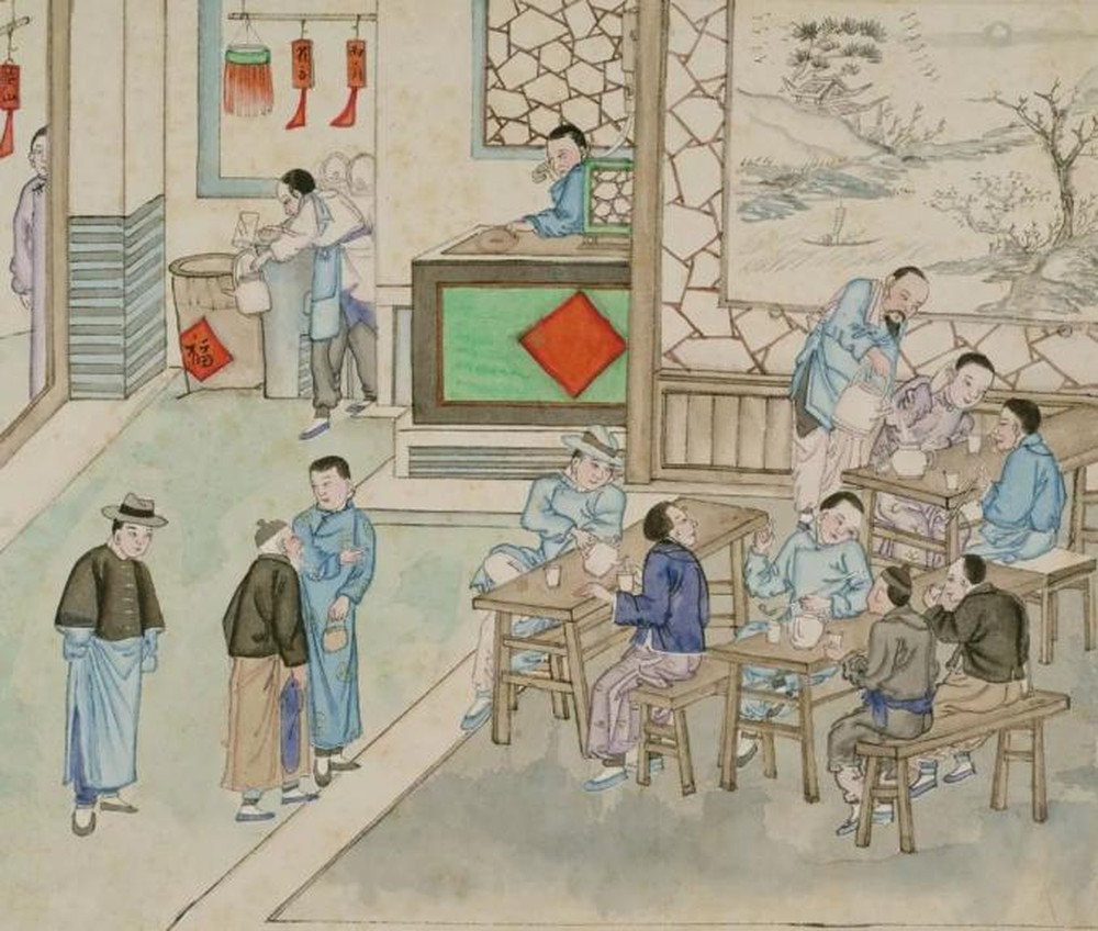 Bộ tranh cổ khắc họa chuyện vui chơi giải trí của dân thành thị Bắc Kinh 100 năm trước - Ảnh 6.