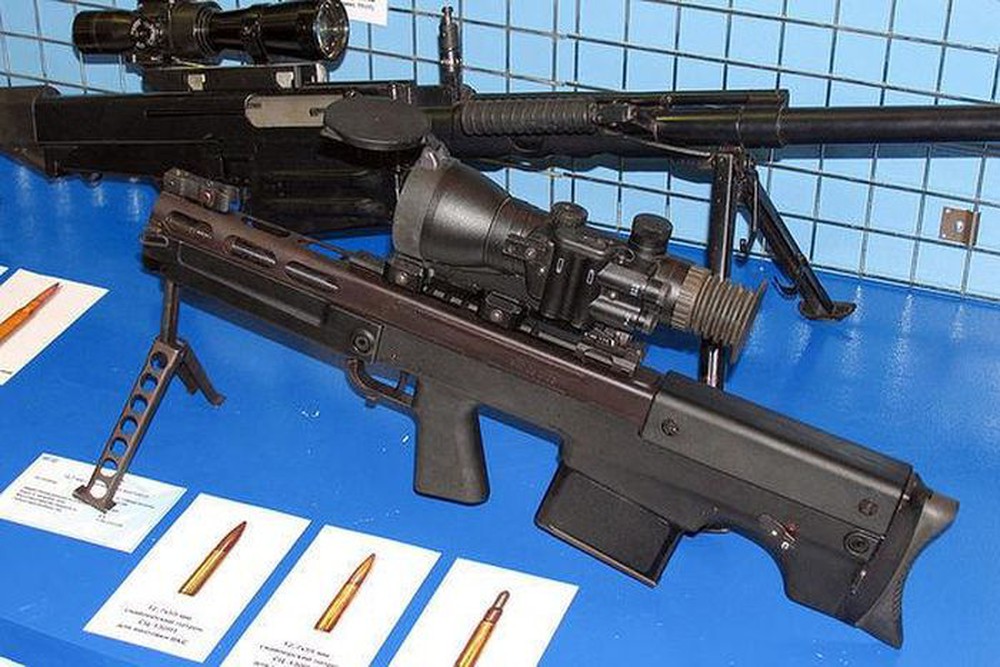 Súng trường Vykhlop bullpup của an ninh Nga xuất hiện trong chiến dịch quân sự ở Ukraine? - Ảnh 3.