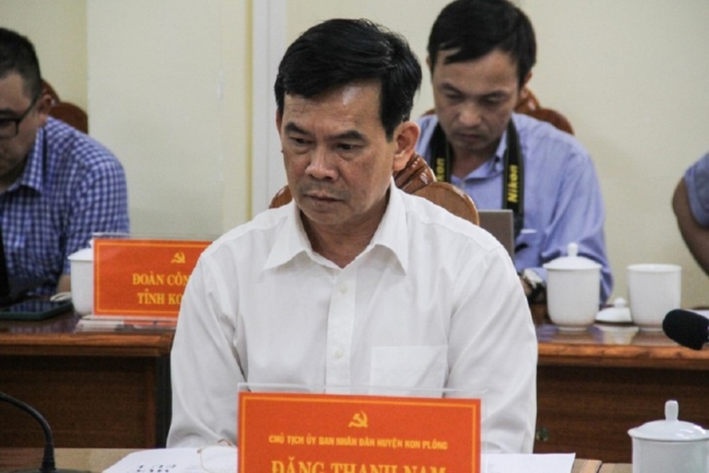 Kon Tum: Cách chức Chủ tịch huyện Kon Plông đối với ông Đặng Thanh Nam - Ảnh 1.