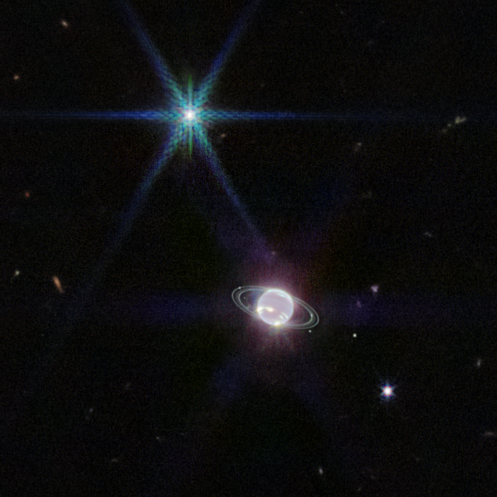 Góc nhìn mới về Sao Hải Vương qua kính thiên văn vũ trụ Webb - Ảnh 1.