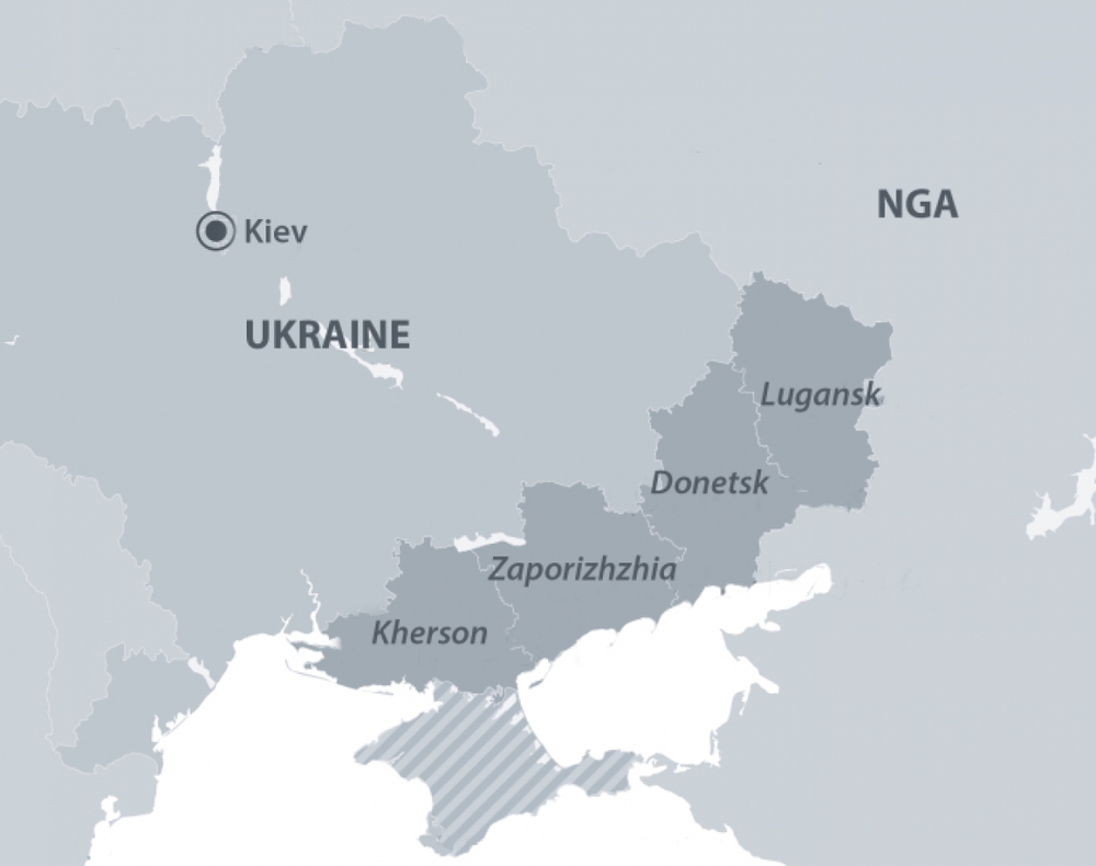 Quy trình bỏ phiếu sáp nhập 4 vùng ở Ukraine vào Nga diễn ra thế nào? - Ảnh 1.