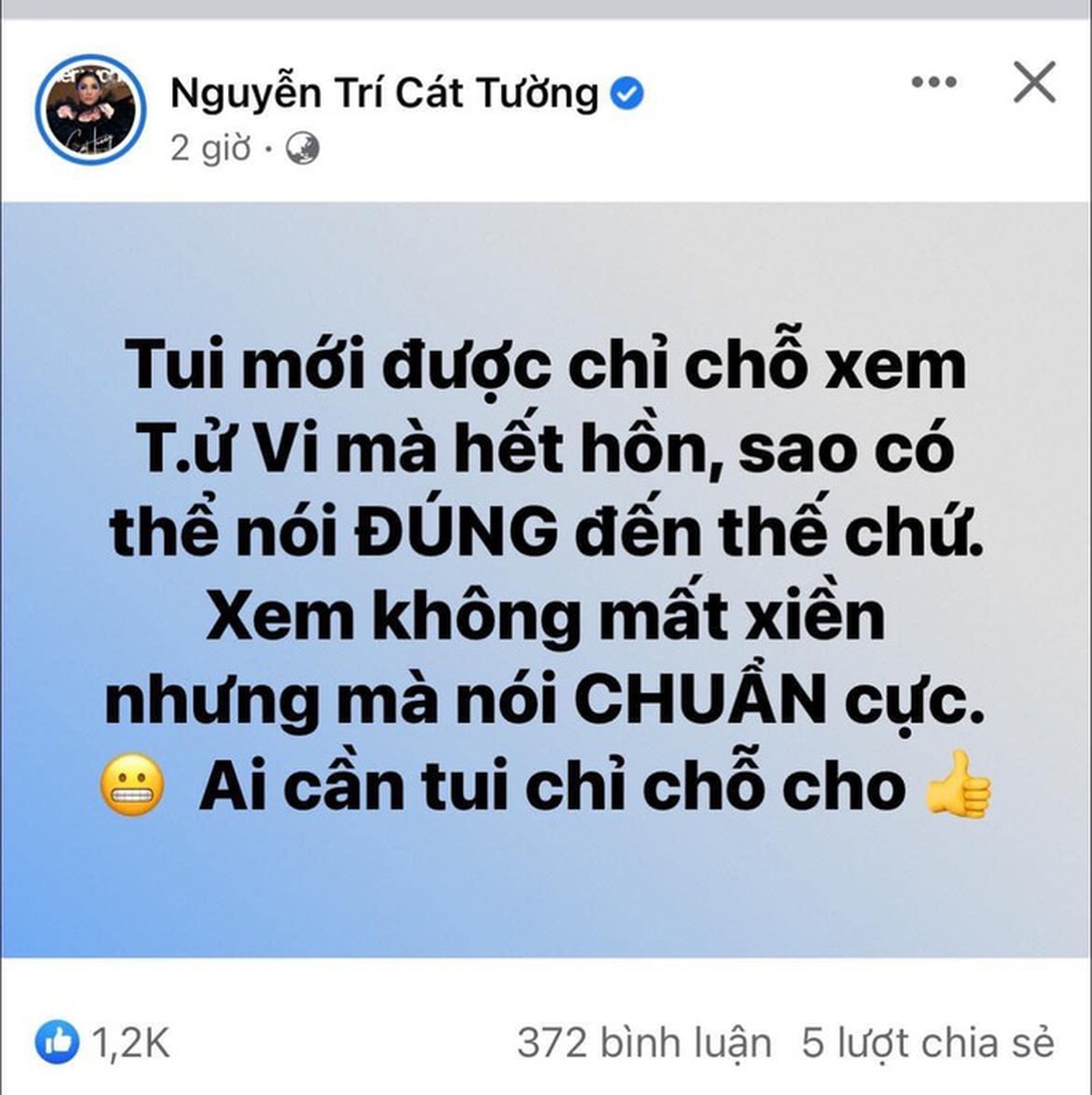 Cư dân mạng nổi đóa khi nghệ sĩ quảng cáo cả nơi xem bói - Ảnh 6.