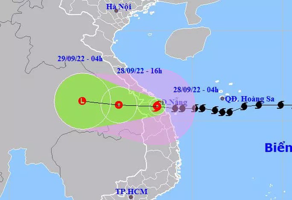 Đổ bộ với sức gió giật tới cấp 13, bão số 4 suy yếu thành áp thấp nhiệt đới trong 12 giờ - Ảnh 1.