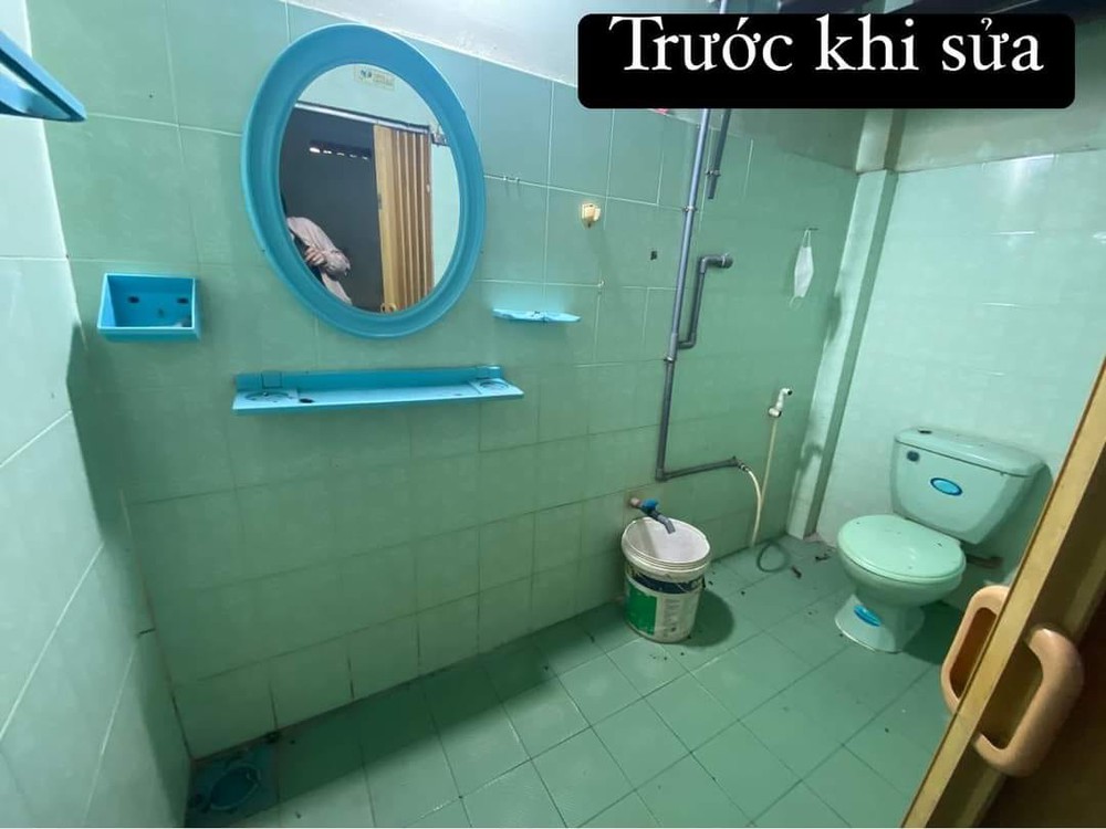 Nhà cấp 4 cũ trong bãi đất đầy cỏ dại, được lột xác thành không gian sống của 2 vợ chồng cực hiện đại - Ảnh 6.