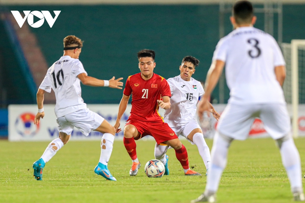 Trực tiếp U20 Việt Nam 0-0 U20 Palestine: U20 Việt Nam gây sức ép nghẹt thở - Ảnh 1.