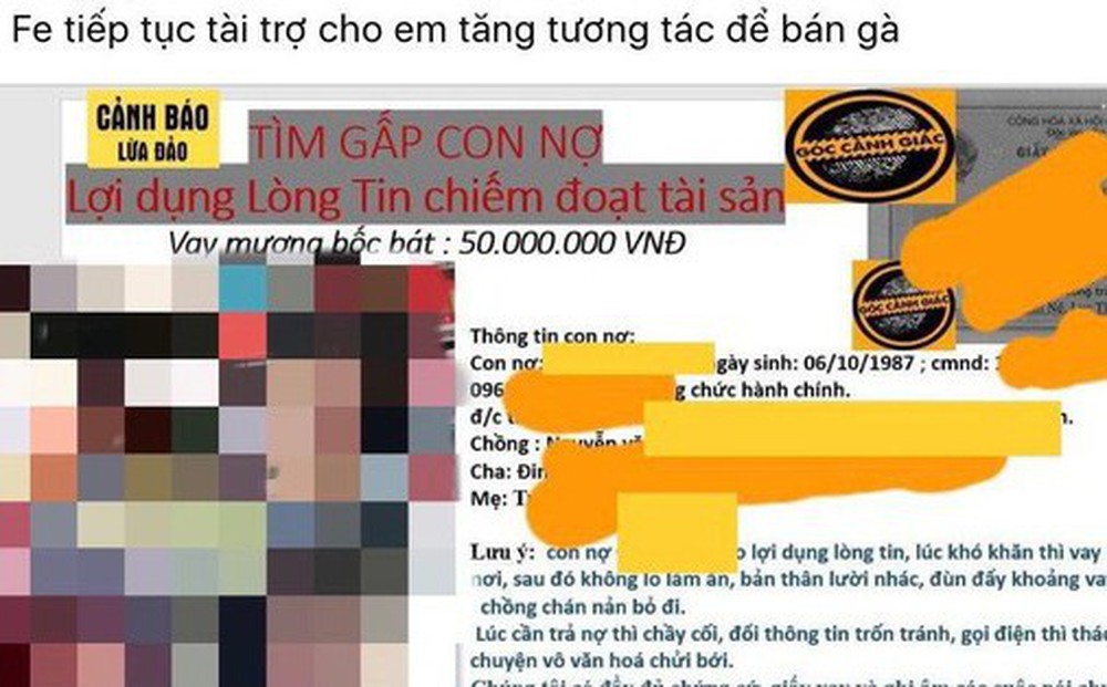 Giả danh nhân viên công ty tài chính đòi nợ như tín dụng đen