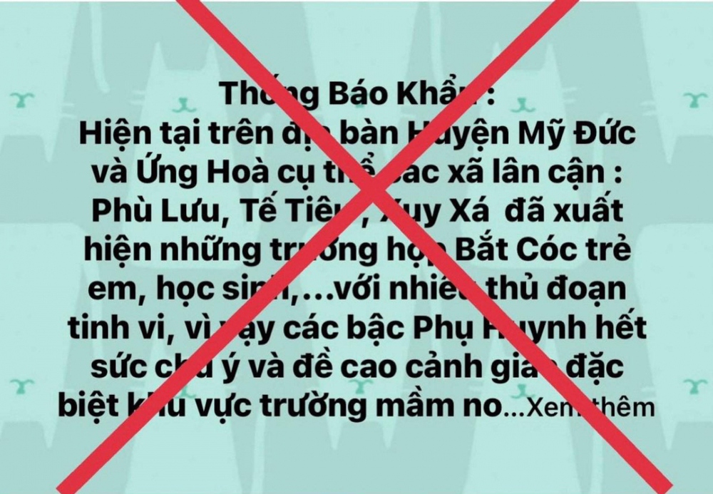 Giám đốc Công an Hà Nội: Xử lý nghiêm đối tượng tung tin “Bắt cóc trẻ em” - Ảnh 1.