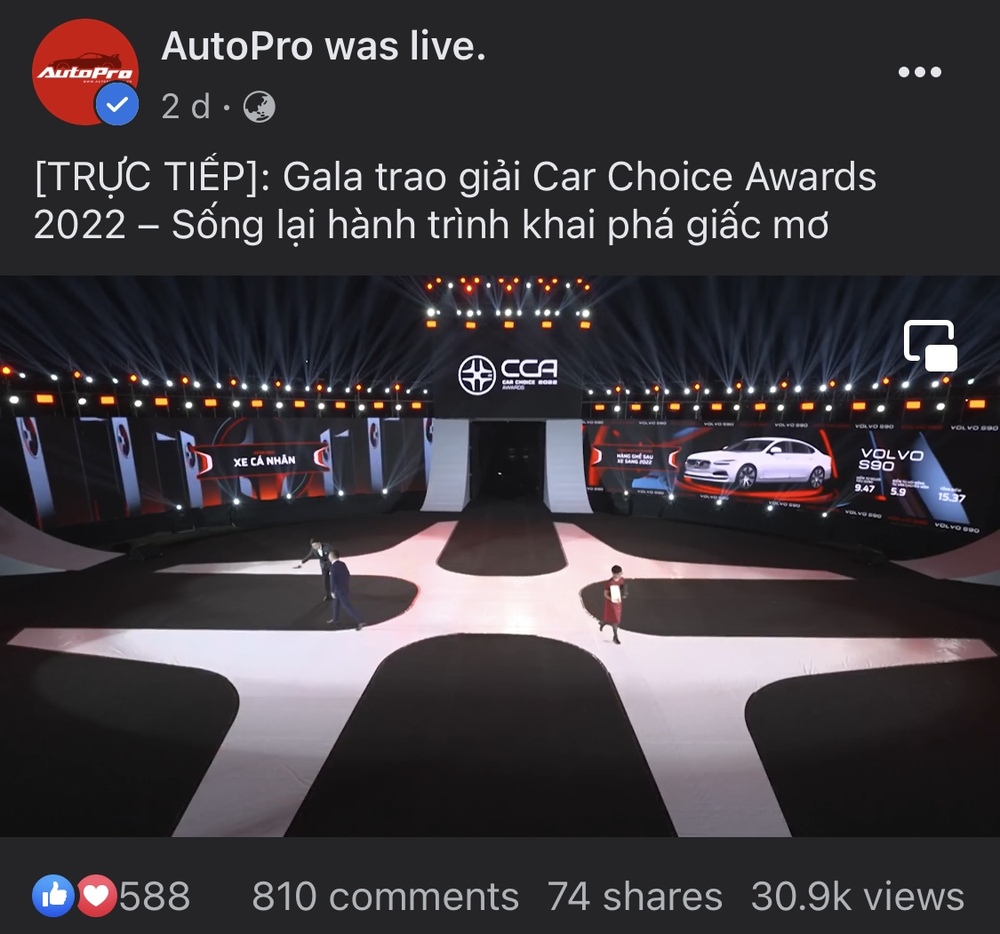 Những con số ấn tượng trong Livestream Gala Car Choice Awards 2022: Cả triệu lượt xem trên 163 kênh phát - Ảnh 4.