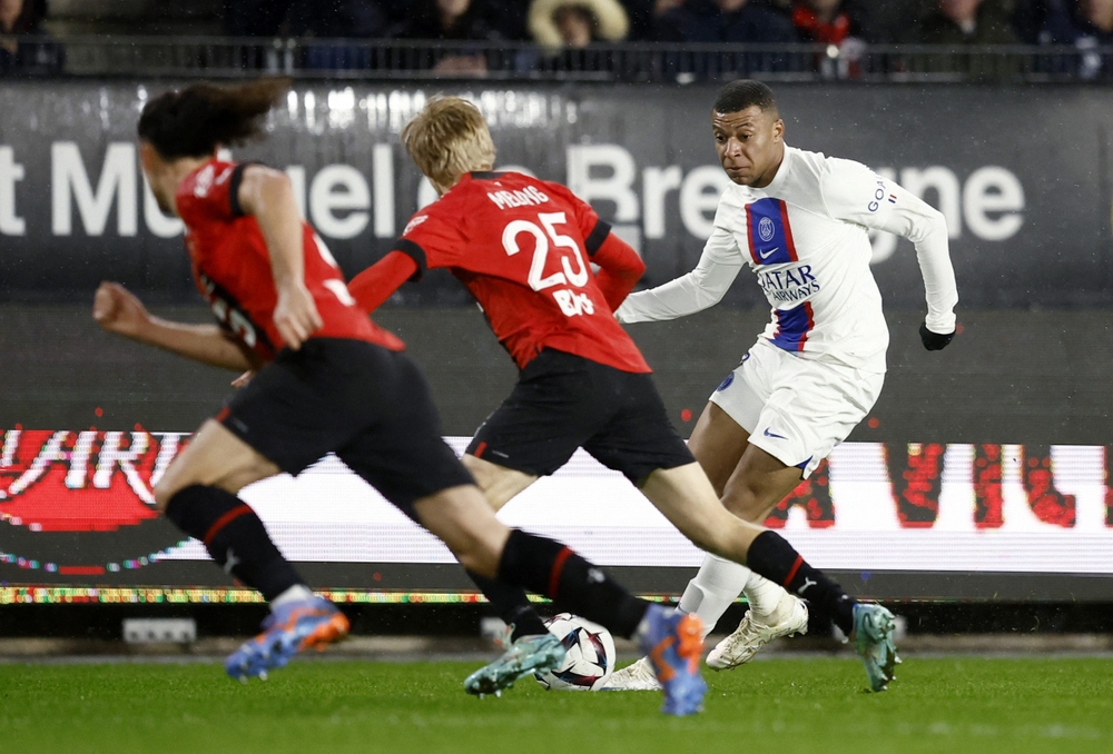 Messi - Neymar - Mbappe im hơi lặng tiếng, PSG gục ngã trước Rennes - Ảnh 6.