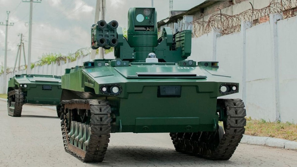Quan chức Nga: Moscow sắp đưa robot chiến đấu Marker tới mặt trận Donbass - Ảnh 1.