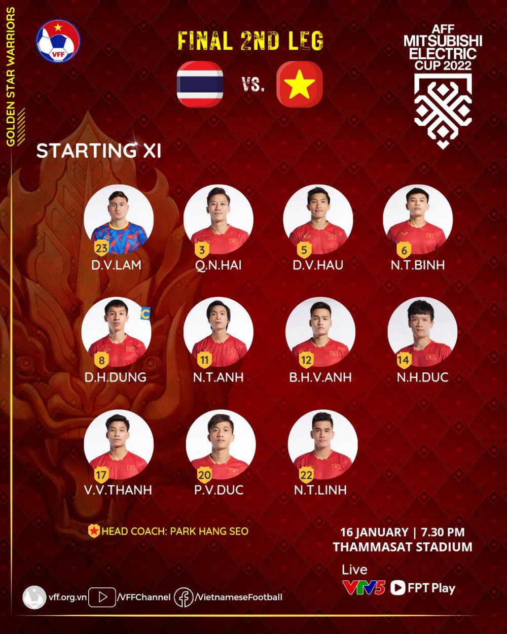 TRỰC TIẾP Thái Lan 0 - 0 ĐT Việt Nam: Thammasat mở hội trước giờ G - Ảnh 1.