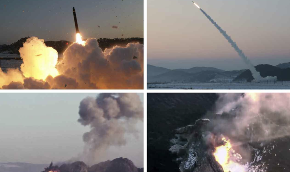 Quân đội Triều Tiên nhận hàng loạt pháo phản lực dẫn đường xa nhất thế giới - Ảnh 1.