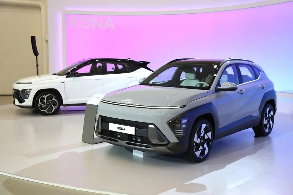 Chi tiết Hyundai Kona 2024 ngoài đời thực: Giá quy đổi từ 470 triệu đồng, khó chê thiết kế, có trang bị như xe sang - Ảnh 2.