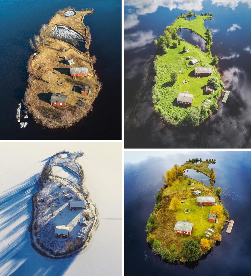 Sự kỳ diệu của thiên nhiên: Hòn đảo tí hon thay đổi giao diện theo mùa - Ảnh 3.