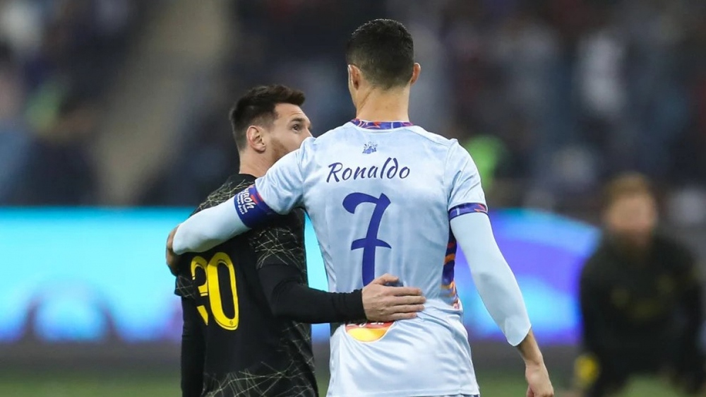 Ronaldo phấn khích sau trận đấu gặp Messi - Ảnh 1.