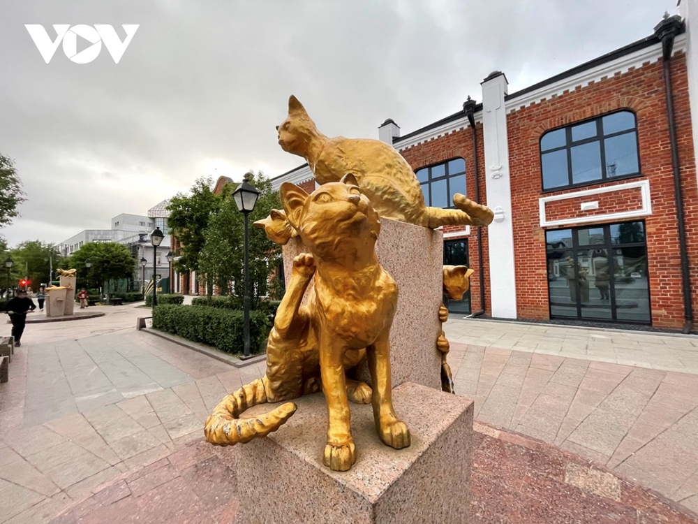 Độc đáo quảng trường mèo Siberia ở thành phố Tuymen-Nga - Ảnh 4.
