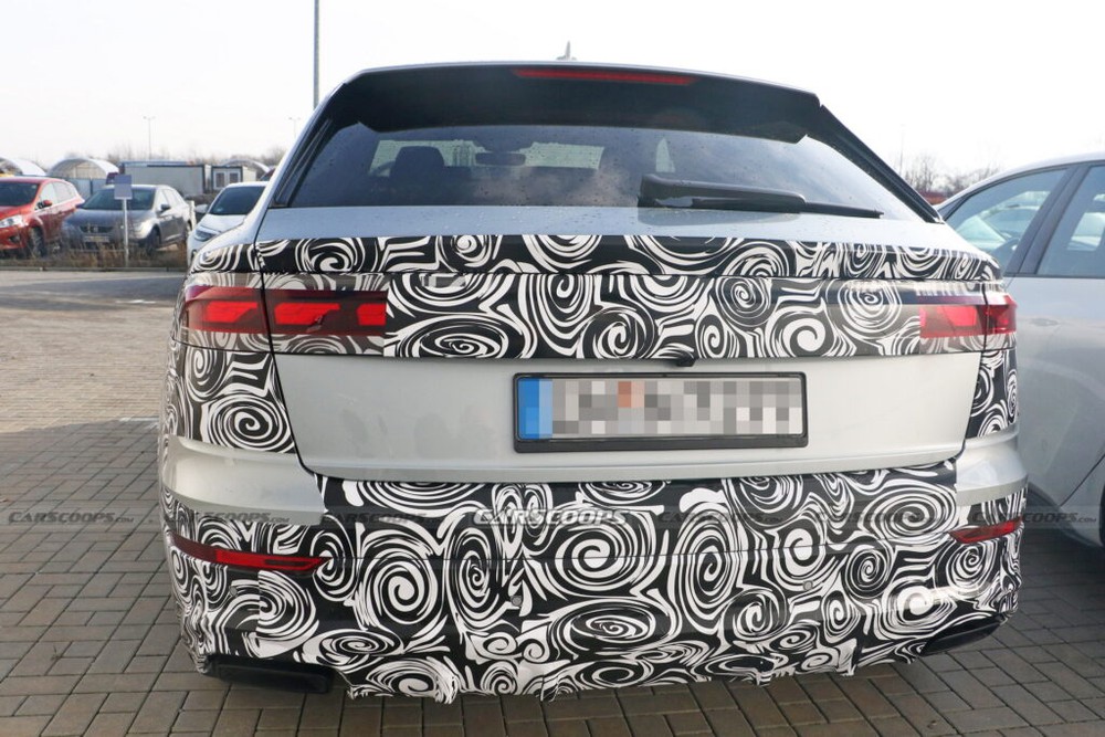 Audi Q8 2025 lộ diện - thay đổi nhẹ ngoại thất, lưới tản nhiệt hầm hố - Ảnh 6.