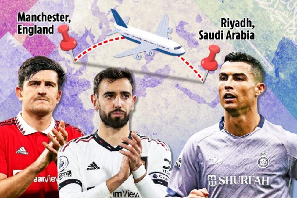 Cristiano Ronaldo mời 4 cầu thủ MU đến Saudi Arabia - Ảnh 1.