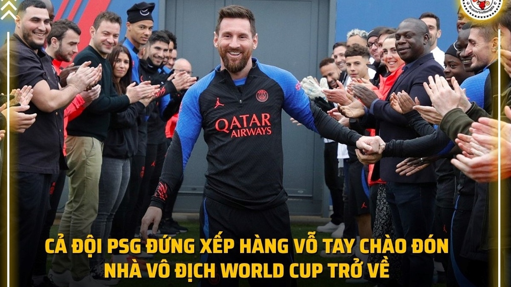 Biếm họa 24h: Messi trở lại PSG sau chức vô địch World Cup - Ảnh 1.