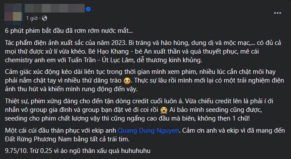 Khán giả review nóng Đất Rừng Phương Nam: Bom tấn tìm chỗ chê cũng khó, người được khen nhiều nhất không phải Trấn Thành - Ảnh 3.