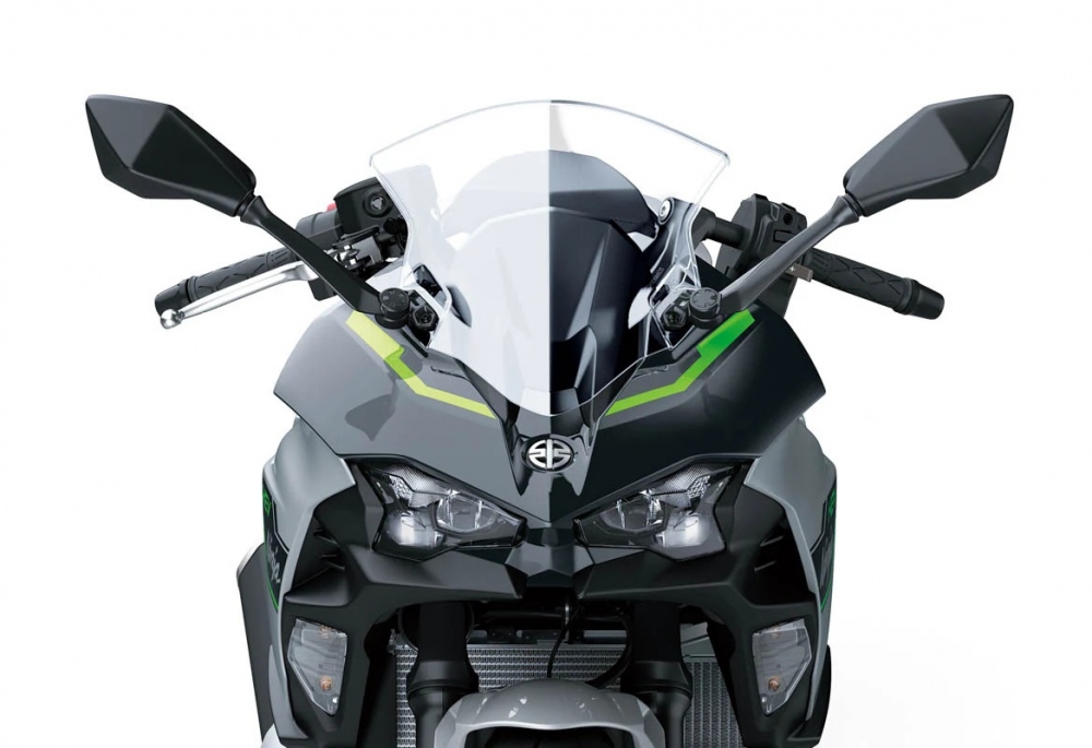 Ảnh chi tiết Kawasaki Ninja 7 Hybrid 2024 - xe mô tô siêu tiết kiệm - Ảnh 4.