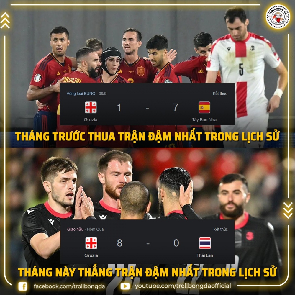 Biếm họa 24h: HLV Polking choáng váng khi ĐT Thái Lan thảm bại 0-8 trước Georgia - Ảnh 2.